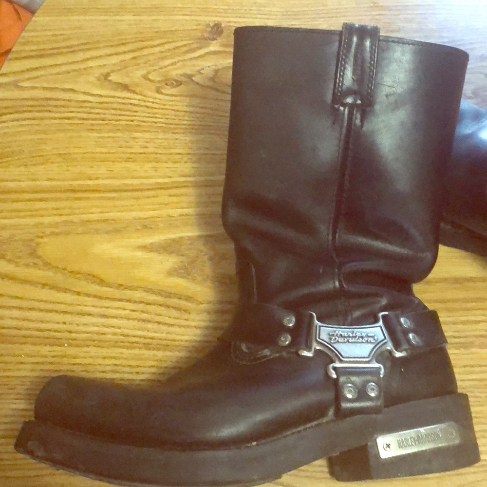 Leather Harley Davidson boots